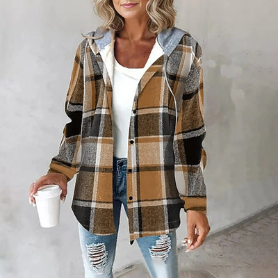 Veronica - Cozy Plaid Jacket