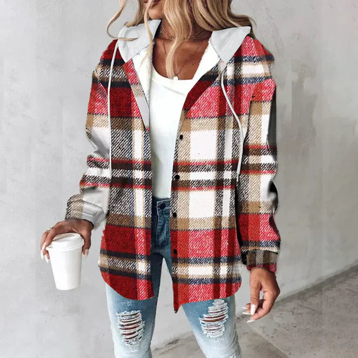 Veronica - Cozy Plaid Jacket